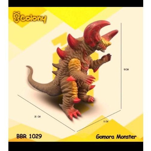 mainan monster figure ultramen gomora