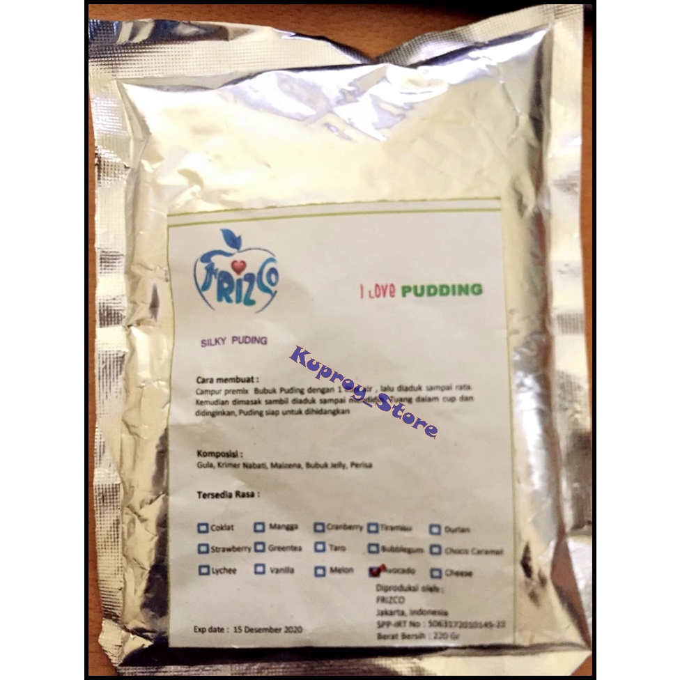 

Powder Instan Silky Puding/Bubuk Puding Pudot FRIZCO 220gr
