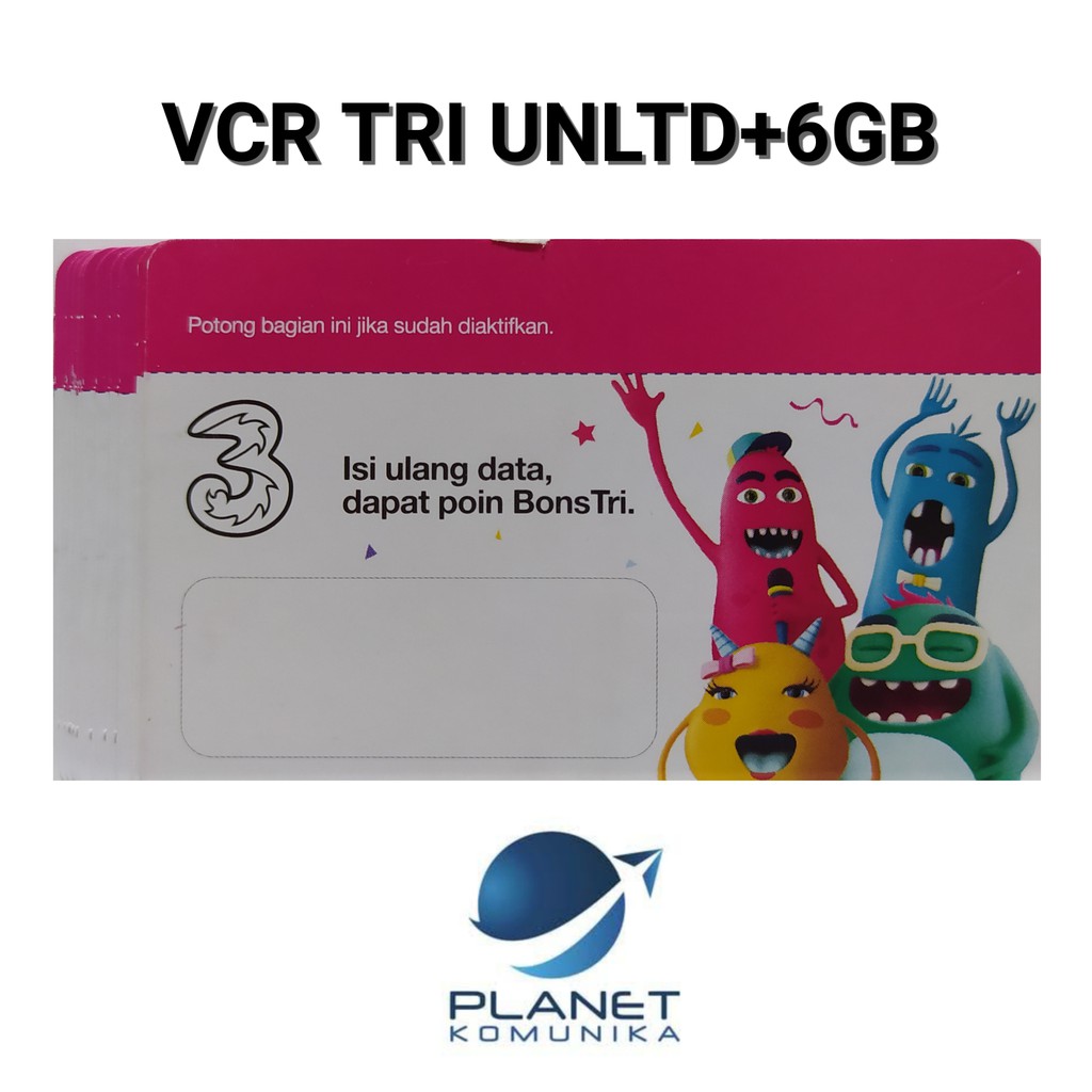 Fisik Tri 6GB + Unlimited (66gb)