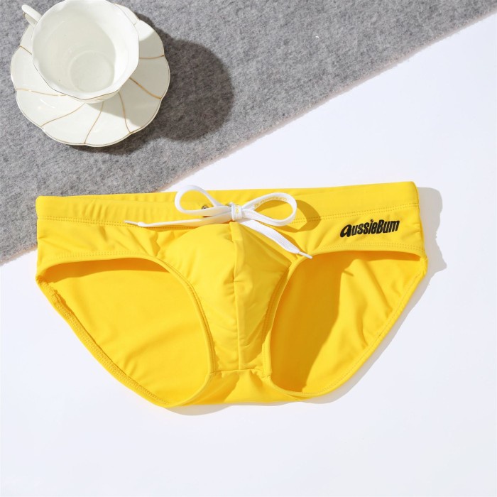 SW133. Swimwear Pria AussieBum Segitiga. - Kuning, L