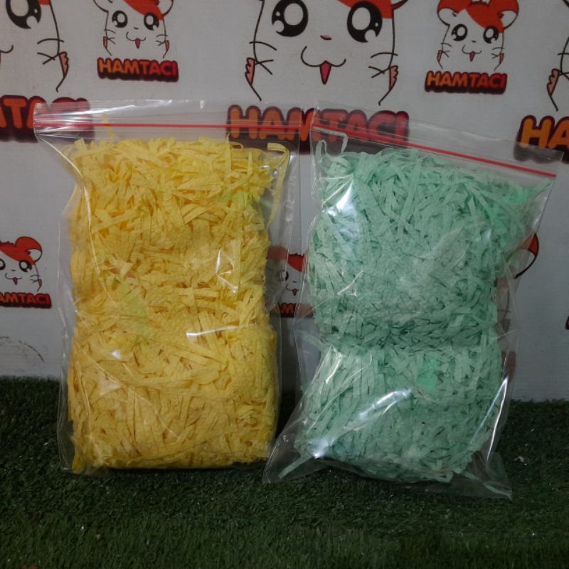 PAKET MURAH TISSUE BEDDING 25GR DAN MAKANAN MIX BASIC HAMSTER/GERBIL