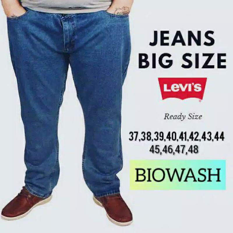 Celana panjang Pria Jumbo/Celana Jeans Big Size/Celana Jeans Panjang Big Size/Celana Jeans Reguler