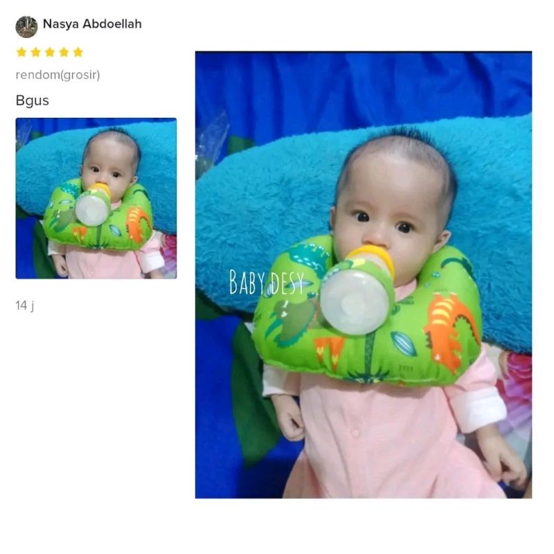 BANTAL DOT BAYI ANTI PEGAL / BANTAL SUSU BAYI ANTI CAPEK / BANTAL LEHER BAYI