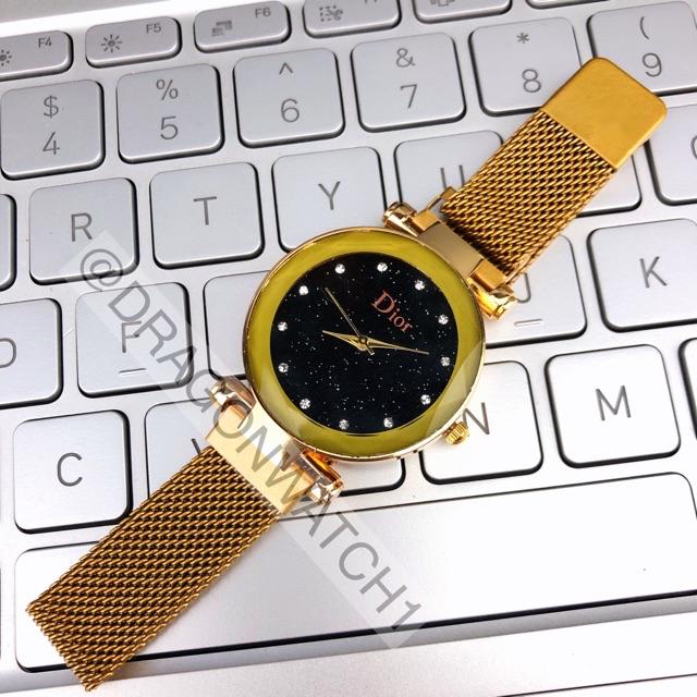 ［ready stok］Jam tangan magnet Rantai wanita rantai pasir s1001-Gold