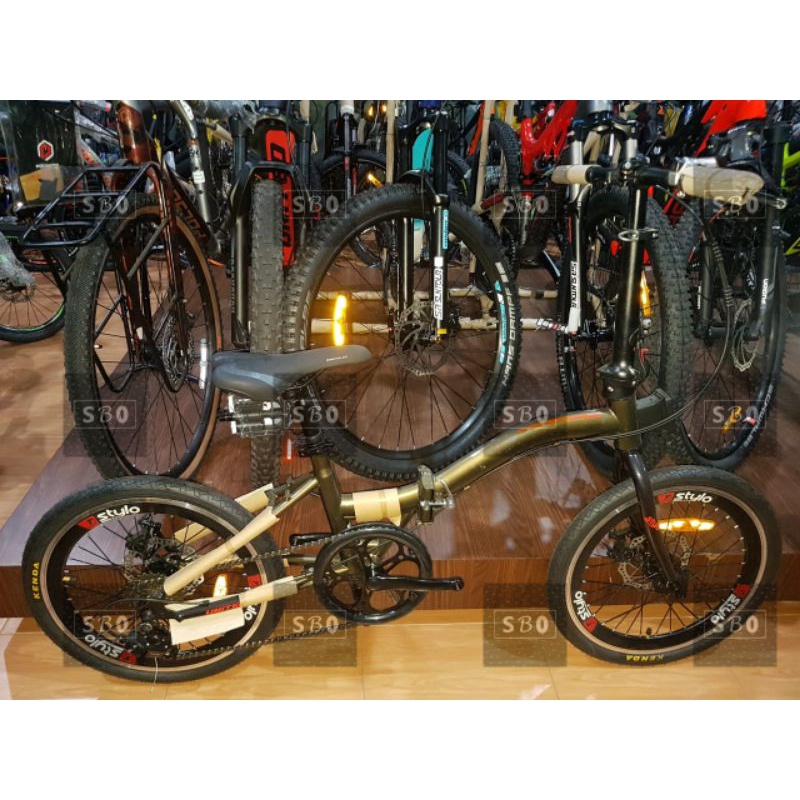 Sepeda Lipat 20 Inch United Stylo DB Sport Disc Brake