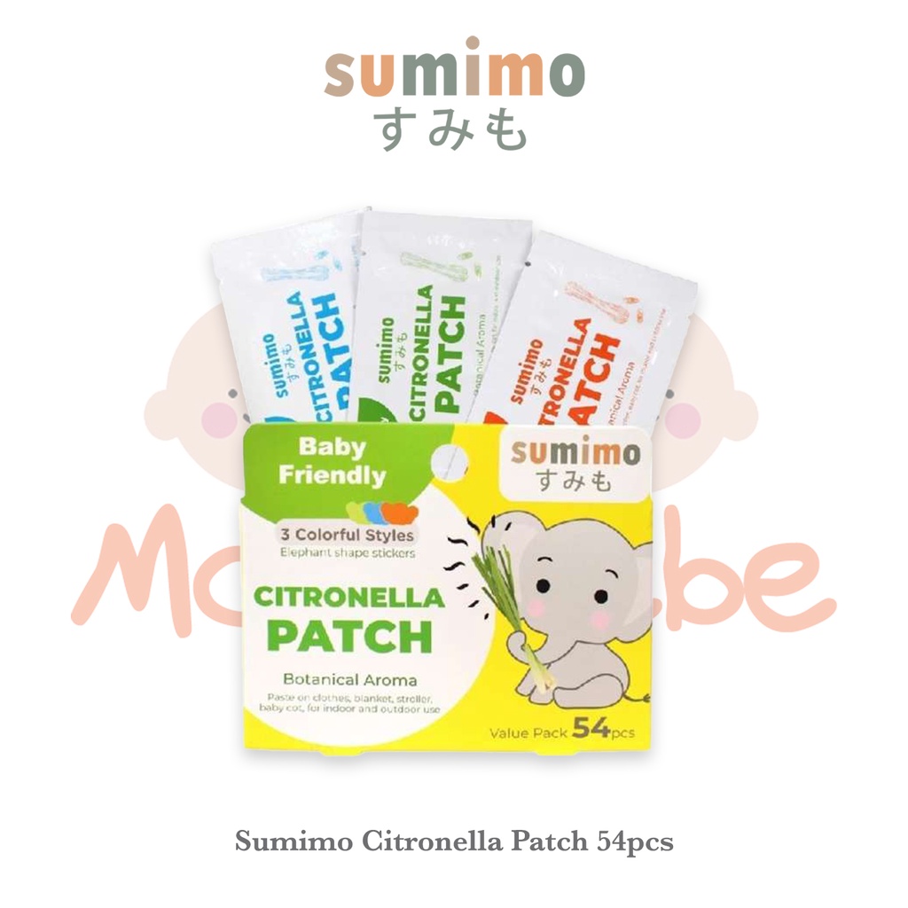 Sumimo Citronella Patch Mosquito Repellent Stiker Anti Nyamuk Isi 54 Pcs