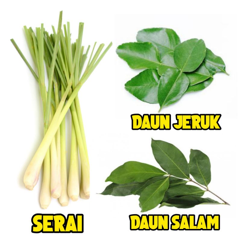 Jual Serai Daun Jeruk Salam Per Pack Bumbu Dapur Rempah Masakan Temupawon Indonesiashopee 2167