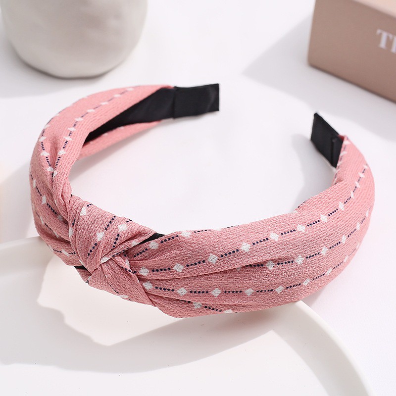 OVERFLOWS.ID Bando Simpul Lebar Ala Korea Import Bandana Polos Motif Lucu Murah