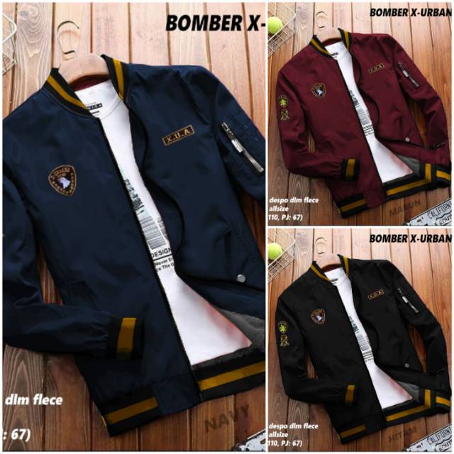 BOMBER URBAN XUA /JAKET BOMBER/JAKET CEWEK/JAKET COWOK
