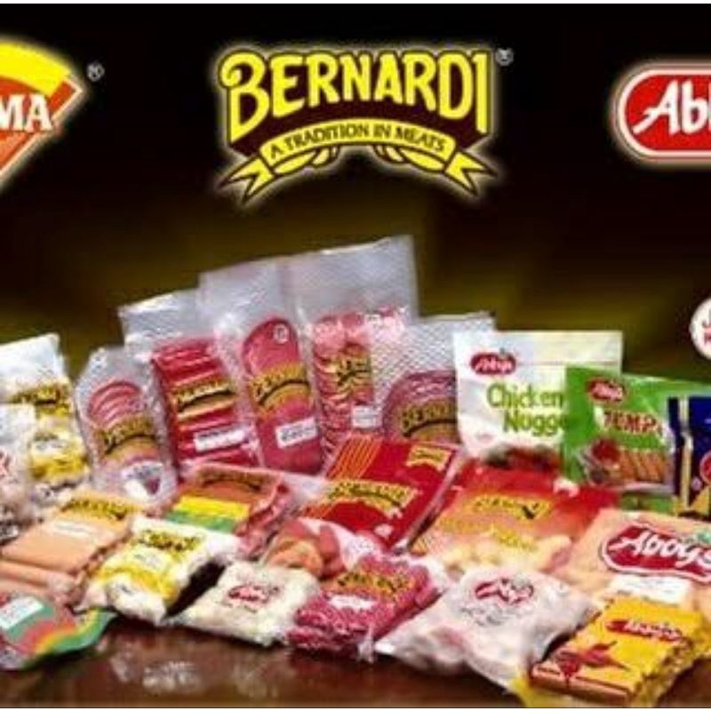 Bernardi Frozen Food Sosis Bakso Beef Burger Chicken Spicy Wing Horeca Pack 500gr / 1Kg Benardi Bernadi