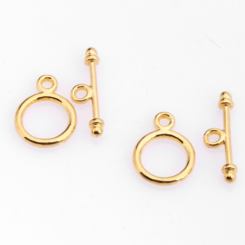 30 Set Toggle Clasps Warna Silver Gold Gaya Vintage Untuk Membuat Perhiasan Gelang Dan Kalung