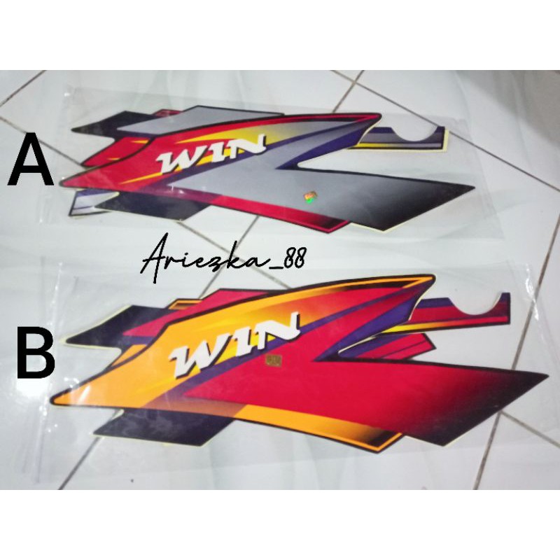 Striping Win100 2005 | sticker honda win100 ful set