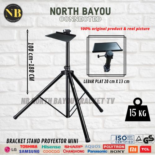 BRACKET STANDING TRIPOD PYOYEKTOR MINI, TRIPOD PROYEKTOR ADJUSTABLE
