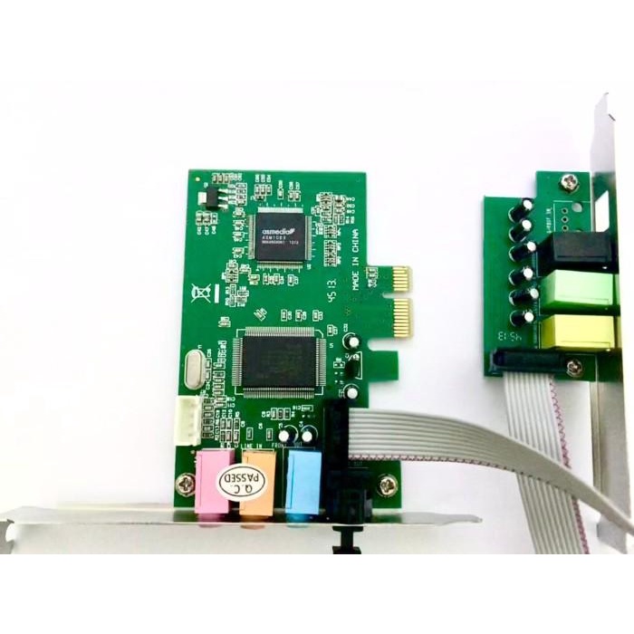 Pci Express Soundcard 7.1 Virtual Surround - Pci-E X1 Sound Card 7.1