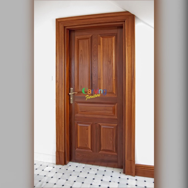 Set pintu kusen rumah jati minimalis