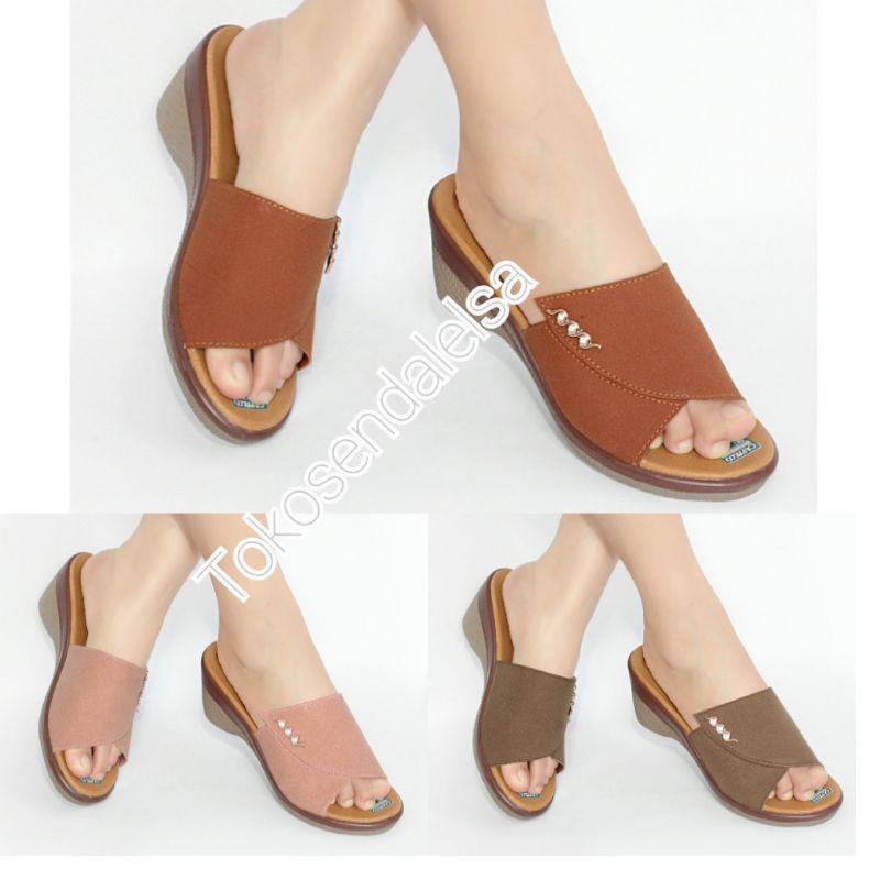 Sendal Wedges Wanita Sandal Selop Wanita  Sendal Wanita Murah CS07