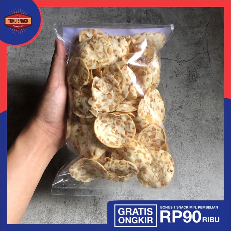 

Keripik Tempe Oven Bulat Bundar Mini Sagu Snack Jajanan Lebaran 200gr Cemilan Original Asli Cilacap