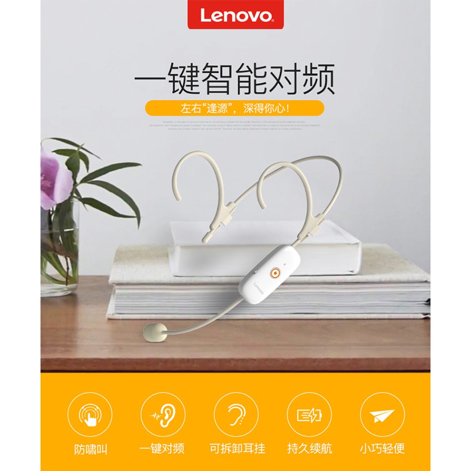 Headset Wireless Microphone Speaker Pinggang Waistband MIC LENOVO A500