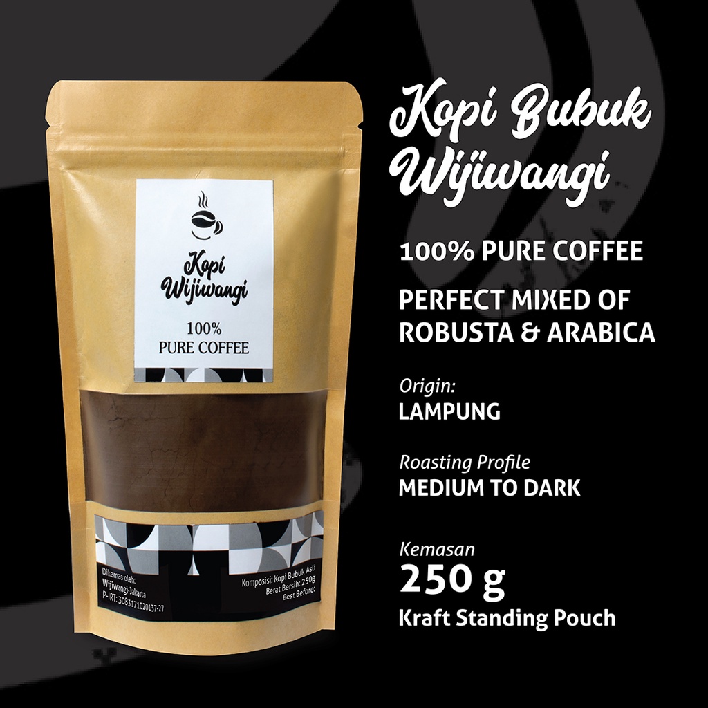 

KOPI BUBUK HOUSE BLEND - 250GRAM