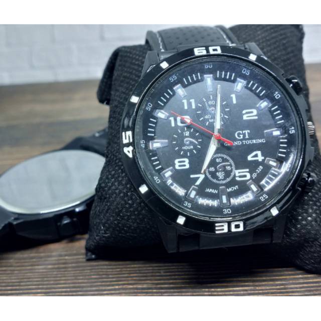 Gambar asli GT Jam Tangan Pria Sport Chrono Korea Fashion pria quartz