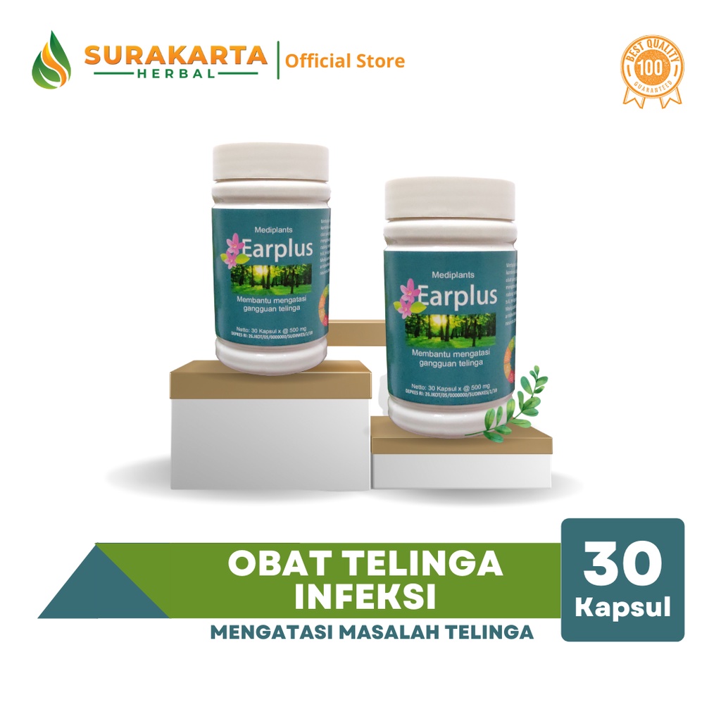 EARPLUS Obat Herbal Infeksi Telinga dan Telinga Congek Anak &amp; Dewasa