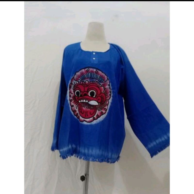 BAJU BARONG LUKIS  LENGAN PANJANG /BAJU PRIA WANITA KHAS BALI