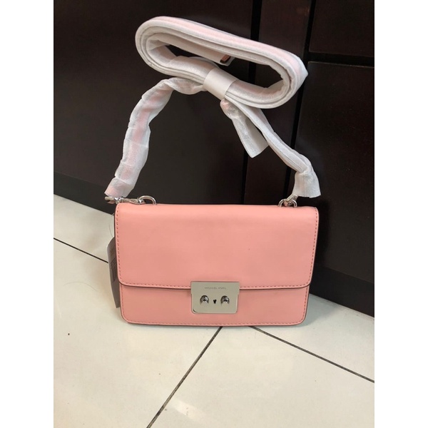 new tas michael kors MK pink selempang sling bag