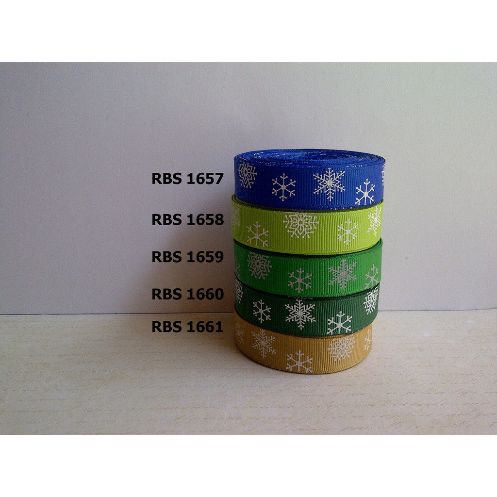 

[10 YARD] PITA GROSGRAIN MOTIF NATAL SALE RBS 1657,1658,1659,1660,1661