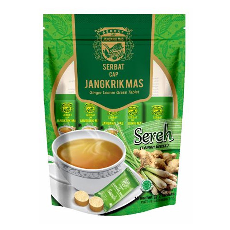 

Serbat Jangkrik Mas Sereh(Isi 10 @ 2 tablet)