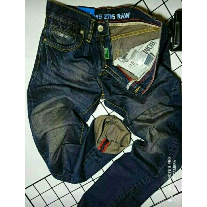 Celana Panjang Jeans Pria Casual Bombbogiiee BM Original dan Murah Meriah/celana distro super premium murah meriah