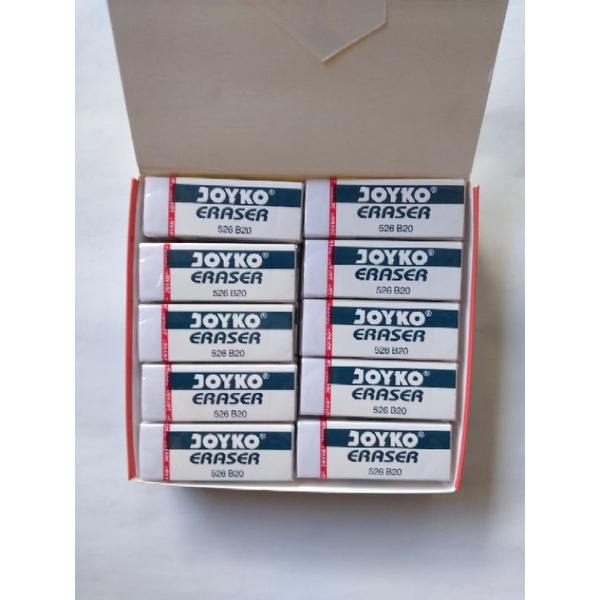 

Penghapus pencil JOYKO B20 besar warna putih dijual per 2 bh