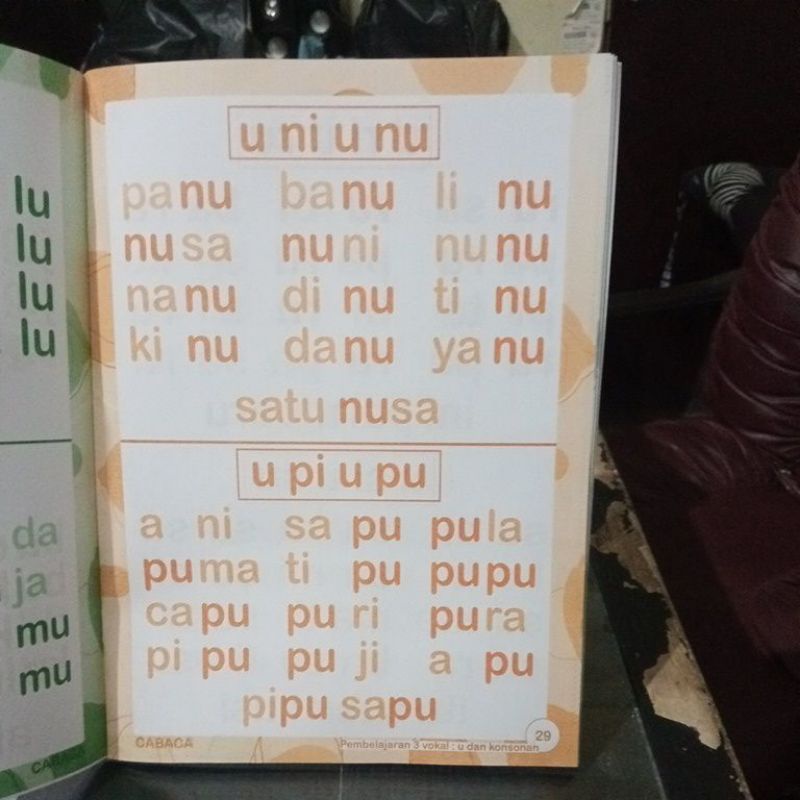 Buku Cabaca Cara Cepat Pintar Membaca (21×29cm)