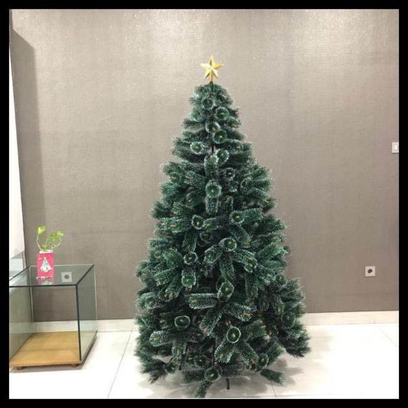 pohon natal alaska salju 150cm