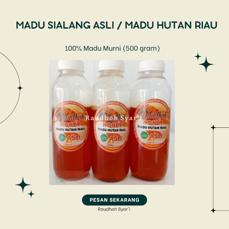 

MADU SIALANG ASLI HUTAN RIAU / MADU MURNI / MADU ASLI / MENGURANGI DIABETES 500 GRAM