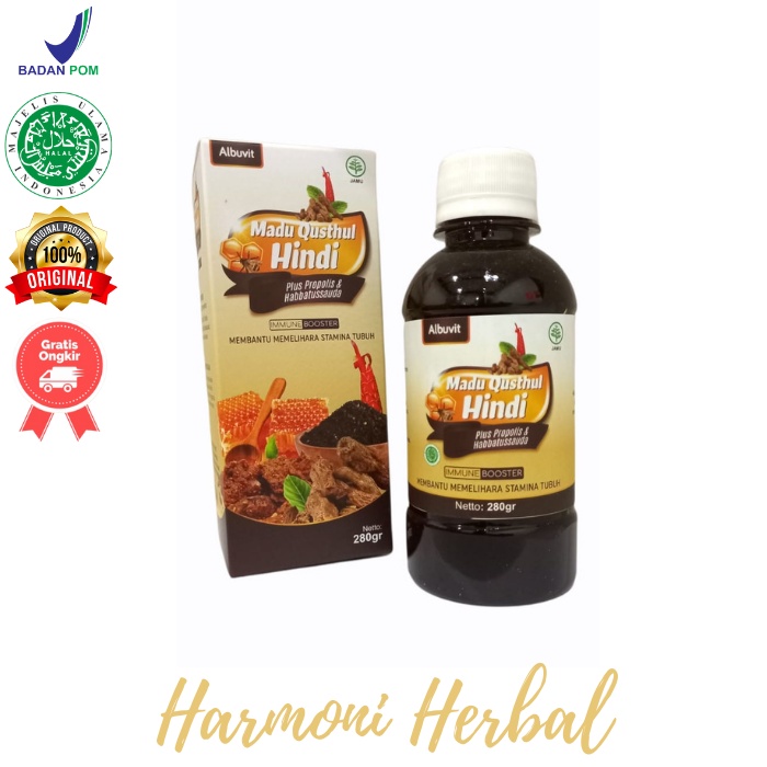 Madu Qusthul Qustul Hindi 7 In 1 Mix  Albuvit Plus Propolis &amp; Habbatussauda