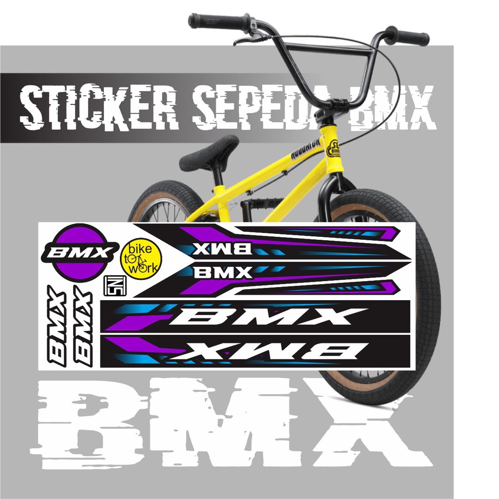 STICKER SEPEDA STRIPING VARIASI SEPEDA BMX / BMX VARIASI STICKER / BMX 02 03