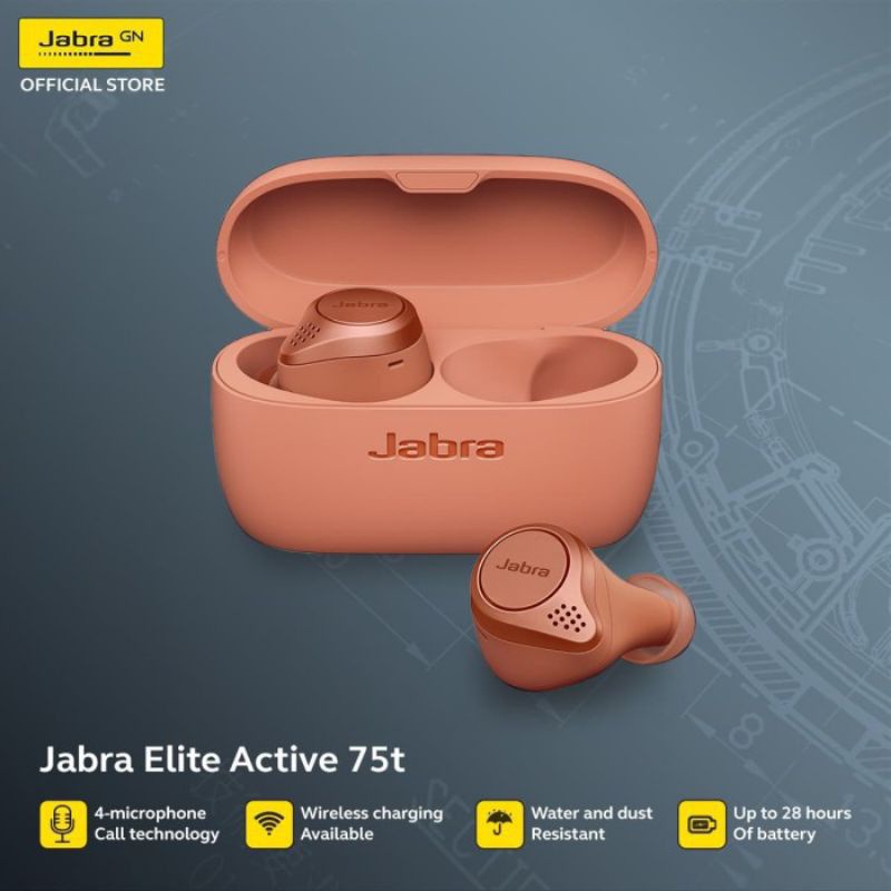 Jabra Elite Active 75t sienna