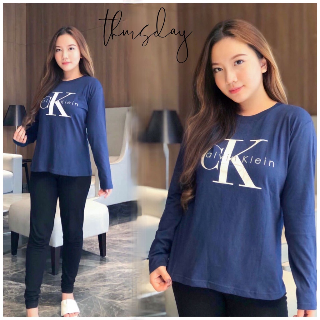 DAMAI fashion jakarta - baju atasan kaos IMPORT CK wanita CELVIN CELVIN - konveksi murah