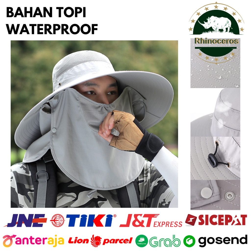 Topi Rimba Topi Rimba Pria dan Wanita Topi Gunung Topi Mancing Anti UV