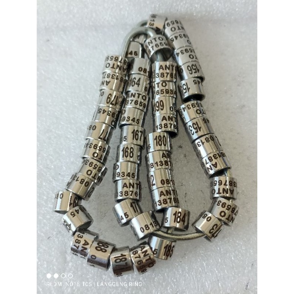 RING MERPATI/PUTER BAJA LASER BISA PESAN NAMA