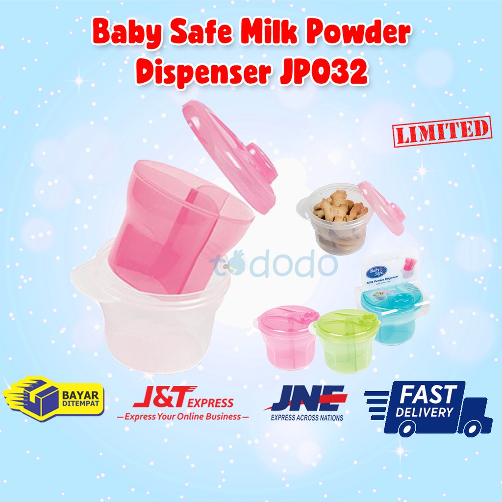Baby Safe Milk Powder Dispenser JP032 / Tempat Susu