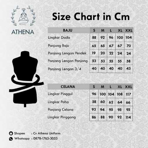 Atasan Baju Seragam Suster / Seragam Nanny / Seragam Baby Sitter Premium Yuri Series Batik -Athena Uniform BATIK LV-5