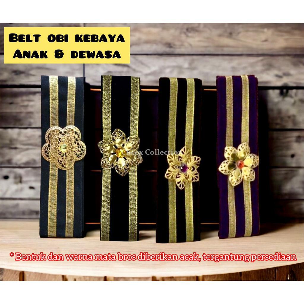 Ikat Pinggang Kebaya Obi Belt Wanita Anak Obi Belt Batik Selendang Obi Bali Sabuk Kebaya Kutubaru Ob