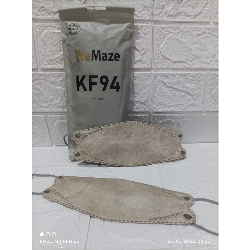 MASKER KF94 MOUSON ISI 10PC Masker KF 94 4ply Masker 4D EVO isi 10pcs-KF94 SILVER 10pc