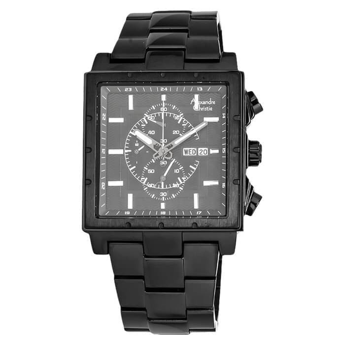 Alexandre Christie 6460 MC Pria Chronograph Original [Full Black]