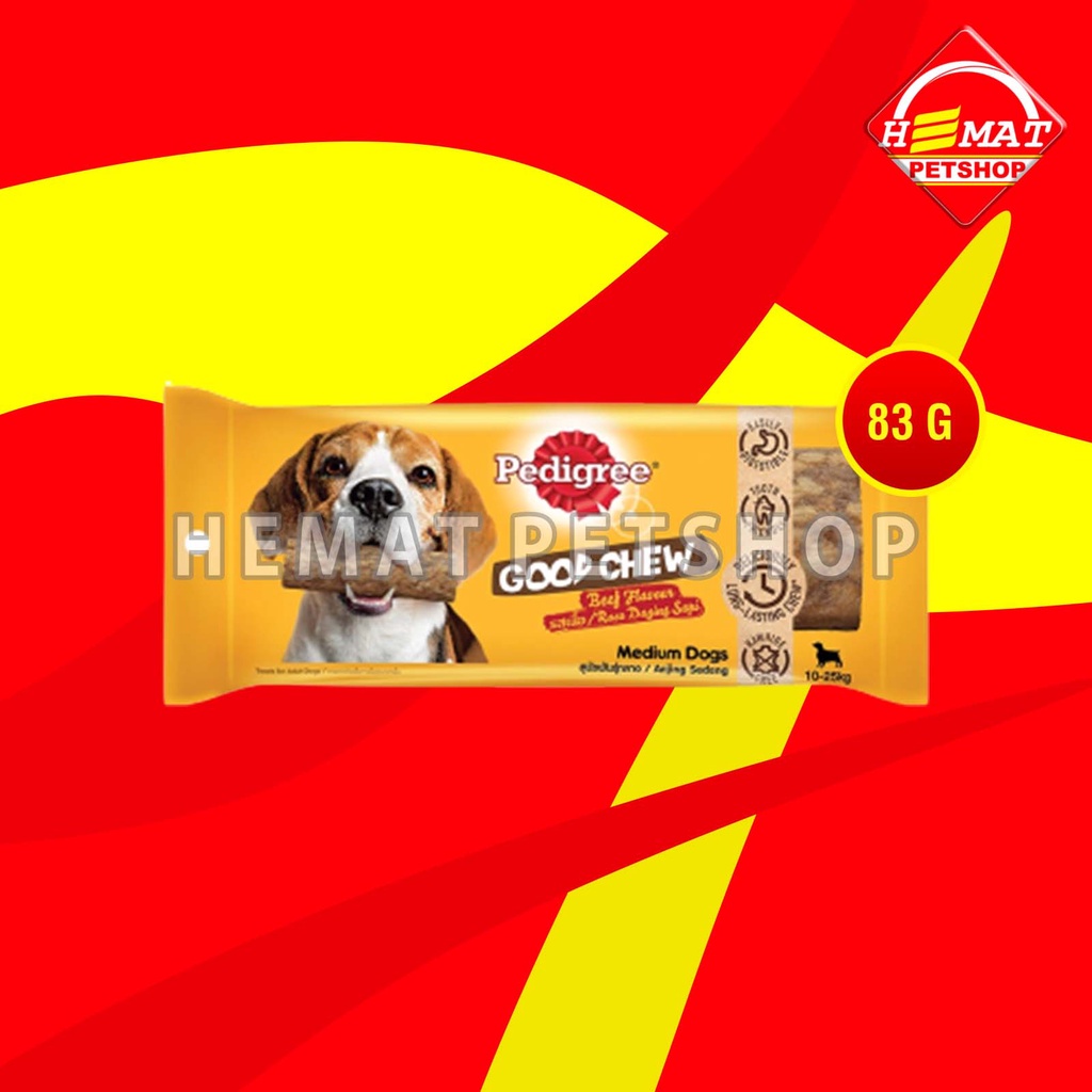 Pedigree Chew Makanan Cemilan Anjing Dog Snack Beef