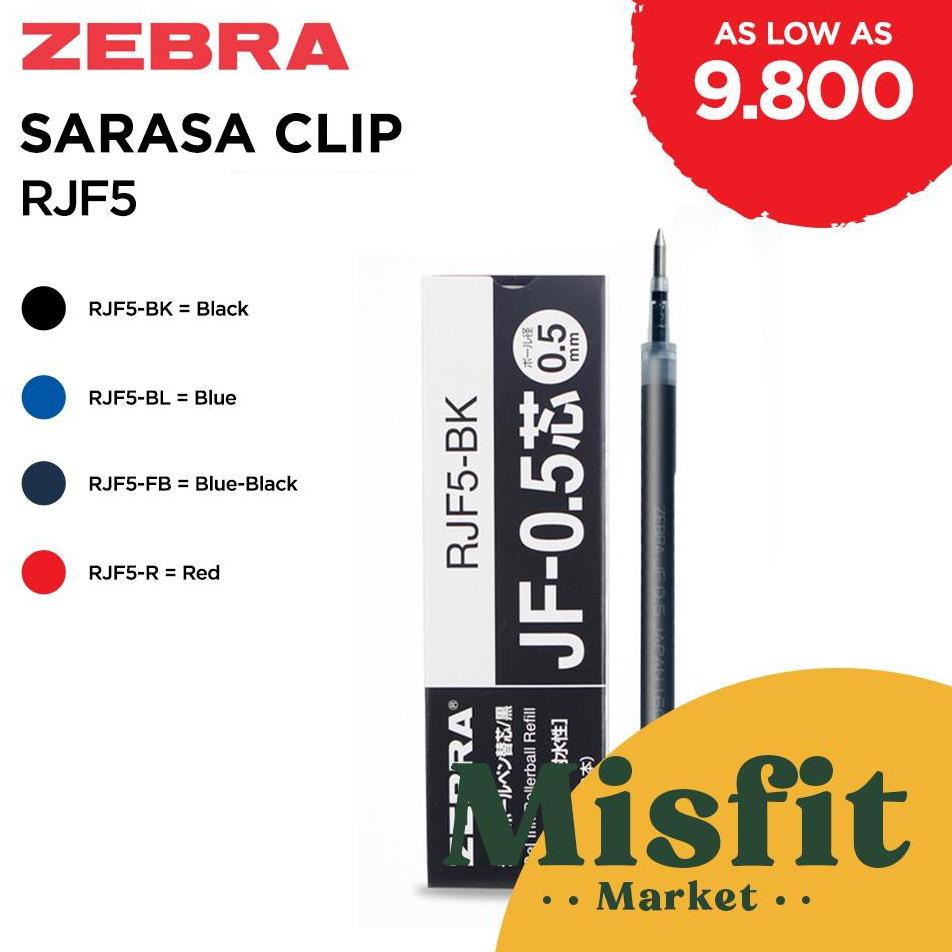 

Cuci_Gudang | CnF ZEBRA SARASA RJF5 Gel Pen 0.5 mm Refill |Promo@bulanan