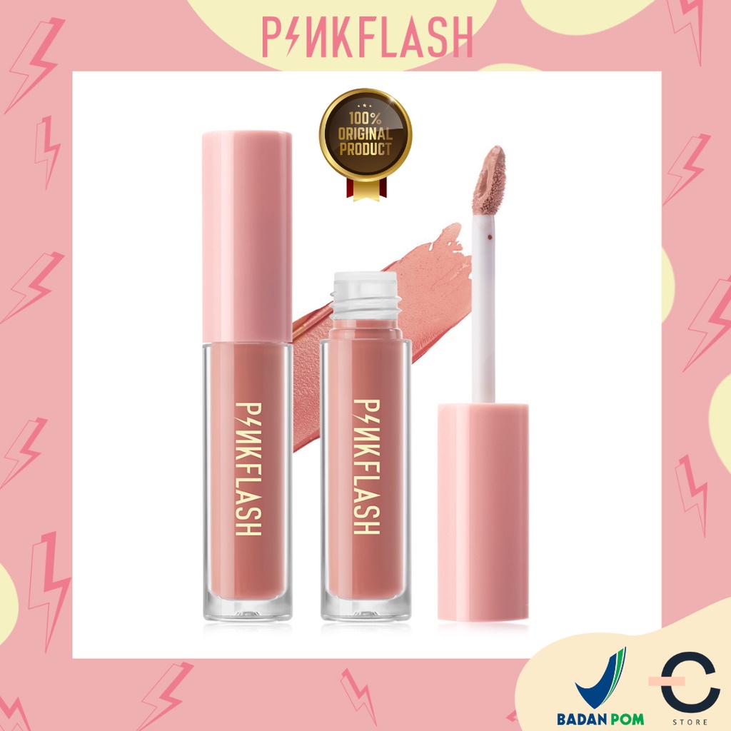 [ORI READY] PINKFLASH Ohmykiss Lipstick Matte Lembut Tahan Lama Melembabkan 14 WARNA | PINKFLASH Lasting Matte Lip Cream | Lipcream | Lipstik PF-L01