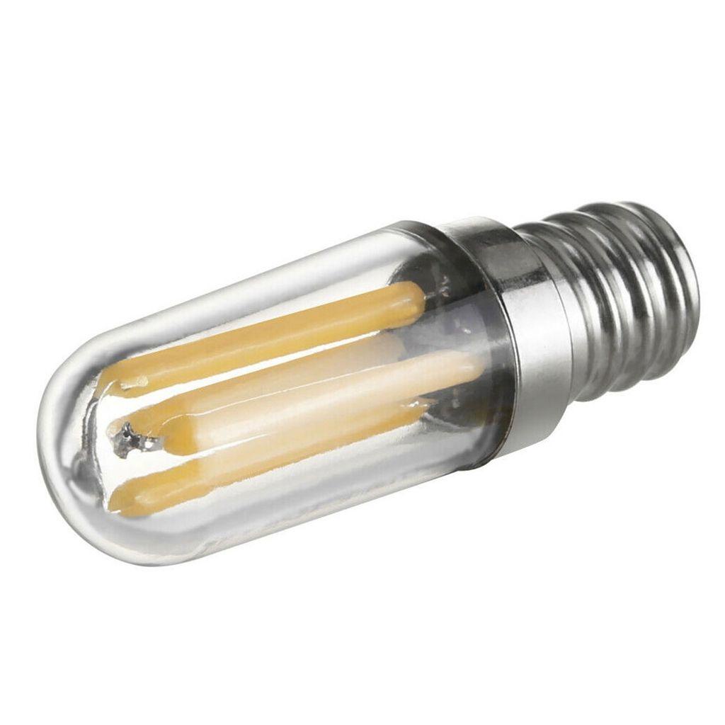 QUINTON Lampu Kulkas Hemat Energi Pelindung Mata Bohlam Pijar E14 /E12 Untuk Kulkas Lampu Hangat /Putih Filament Bulb