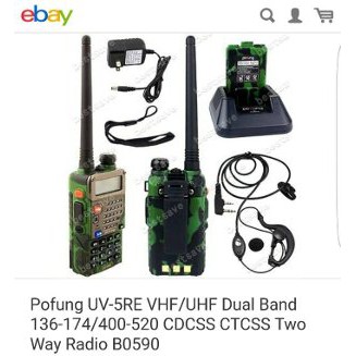 HT BAOFENG POFUNG UV5RE   UV 5RE   UV 5RE CAMO ARMY LORENG Berkualitas